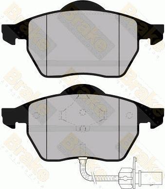 Brake Engineering PA1165 - Əyləc altlığı dəsti, əyləc diski furqanavto.az