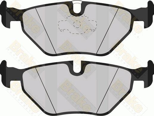 Brake Engineering PA1180 - Əyləc altlığı dəsti, əyləc diski furqanavto.az