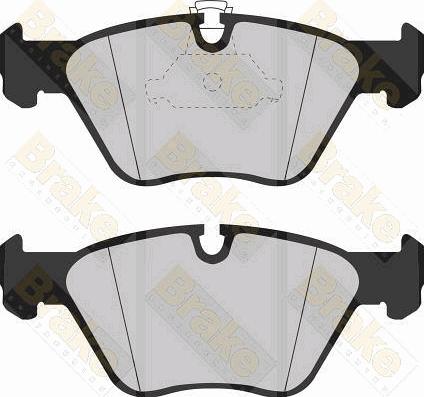 Brake Engineering PA1121 - Əyləc altlığı dəsti, əyləc diski furqanavto.az