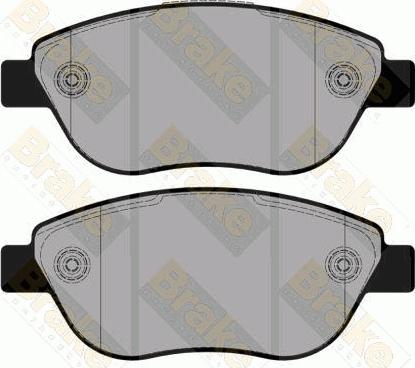 Brake Engineering PA1851 - Əyləc altlığı dəsti, əyləc diski furqanavto.az