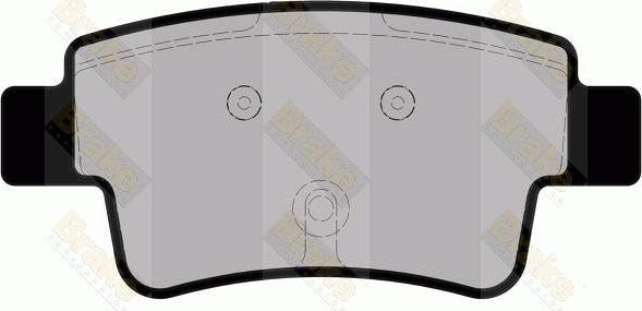 Brake Engineering PA1869 - Əyləc altlığı dəsti, əyləc diski furqanavto.az