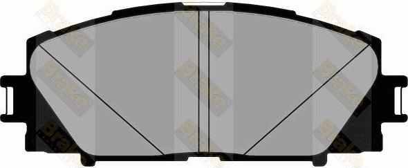 Brake Engineering PA1881 - Əyləc altlığı dəsti, əyləc diski furqanavto.az