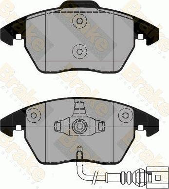 Brake Engineering PA1832 - Əyləc altlığı dəsti, əyləc diski furqanavto.az