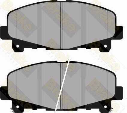 Brake Engineering PA1826 - Əyləc altlığı dəsti, əyləc diski furqanavto.az