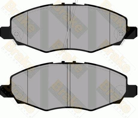 Brake Engineering PA1820 - Əyləc altlığı dəsti, əyləc diski furqanavto.az