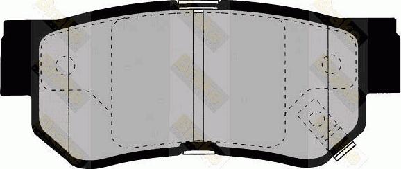 Brake Engineering PA1348 - Əyləc altlığı dəsti, əyləc diski furqanavto.az