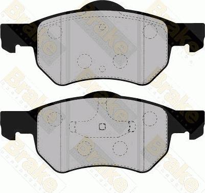 Brake Engineering PA1310 - Əyləc altlığı dəsti, əyləc diski furqanavto.az