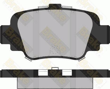 Open Parts BDM7251.20 - Əyləc altlığı dəsti, əyləc diski furqanavto.az