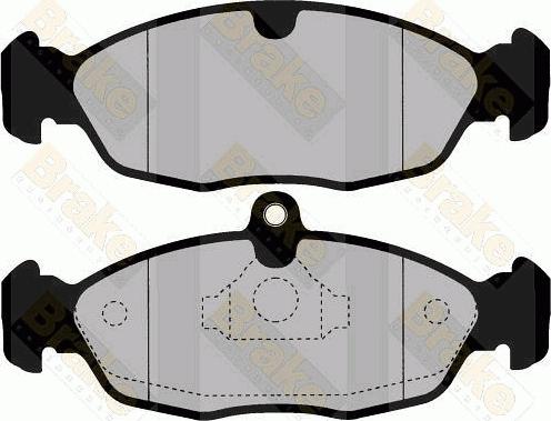 Brake Engineering PA1336 - Əyləc altlığı dəsti, əyləc diski furqanavto.az