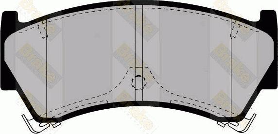 Brake Engineering PA1377 - Əyləc altlığı dəsti, əyləc diski furqanavto.az