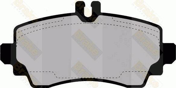 Brake Engineering PA1248 - Əyləc altlığı dəsti, əyləc diski furqanavto.az