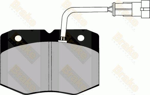 Brake Engineering PA1276 - Əyləc altlığı dəsti, əyləc diski furqanavto.az