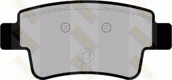 Brake Engineering PA1768 - Əyləc altlığı dəsti, əyləc diski furqanavto.az