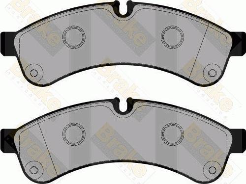 Brake Engineering PA1788 - Əyləc altlığı dəsti, əyləc diski furqanavto.az