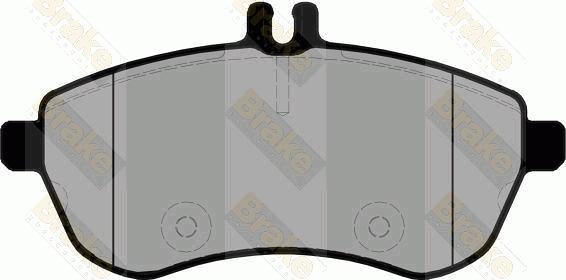 Brake Engineering PA1783 - Əyləc altlığı dəsti, əyləc diski furqanavto.az