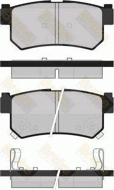 Brake Engineering PA1727 - Əyləc altlığı dəsti, əyləc diski furqanavto.az