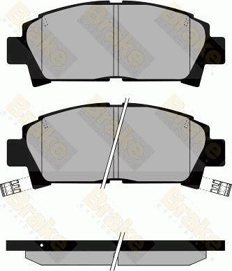 Brake Engineering PA853 - Əyləc altlığı dəsti, əyləc diski furqanavto.az