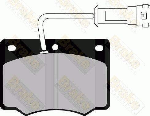 Brake Engineering PA336 - Əyləc altlığı dəsti, əyləc diski furqanavto.az