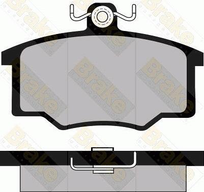 Brake Engineering PA296 - Əyləc altlığı dəsti, əyləc diski furqanavto.az