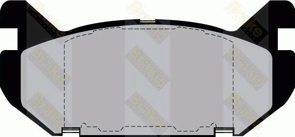 Brake Engineering PA769 - Əyləc altlığı dəsti, əyləc diski furqanavto.az