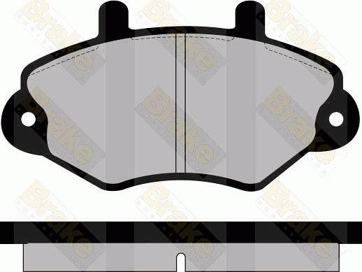 Brake Engineering PA706 - Əyləc altlığı dəsti, əyləc diski furqanavto.az