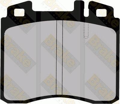 Brake Engineering PA778 - Əyləc altlığı dəsti, əyləc diski furqanavto.az