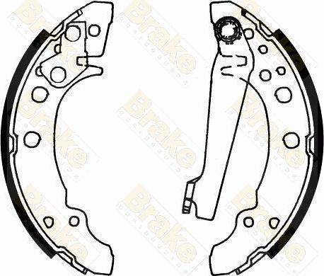 Brake Engineering SH1166 - Əyləc Başlığı Dəsti furqanavto.az