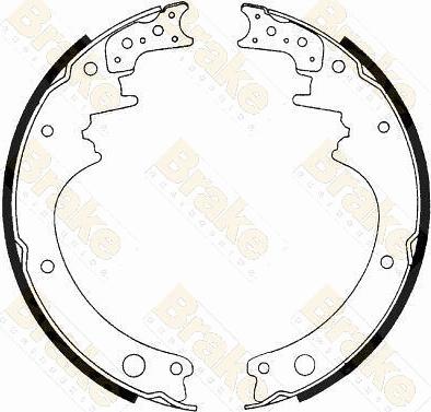 Brake Engineering SH1183 - Əyləc Başlığı Dəsti furqanavto.az