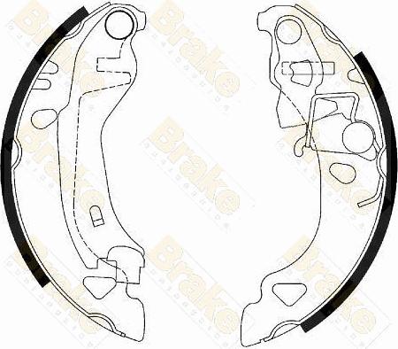 Brake Engineering SH2438 - Əyləc Başlığı Dəsti furqanavto.az