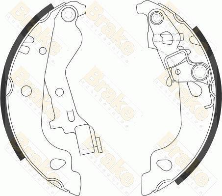 Brake Engineering SH2558 - Əyləc Başlığı Dəsti furqanavto.az