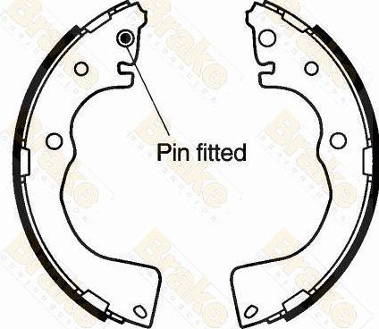 Brake Engineering SH2563 - Əyləc Başlığı Dəsti furqanavto.az