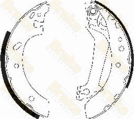 Brake Engineering SH2503 - Əyləc Başlığı Dəsti furqanavto.az