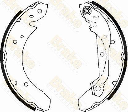 Brake Engineering SH2166 - Əyləc Başlığı Dəsti furqanavto.az