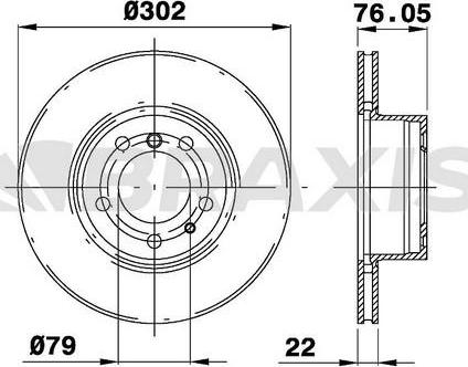 Braxis AD0980 - Əyləc Diski furqanavto.az