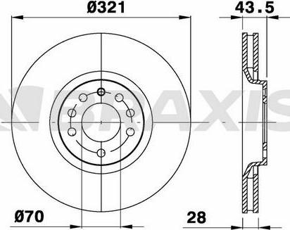 BENDIX 522027 - Əyləc Diski furqanavto.az