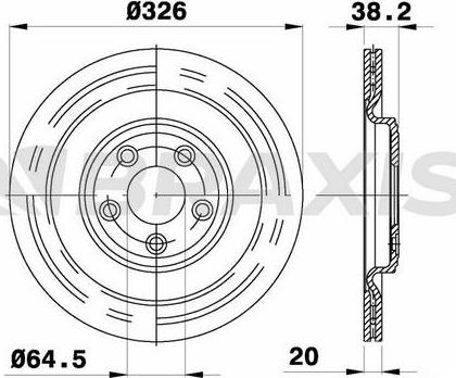 Febi Bilstein 106299 - Əyləc Diski furqanavto.az