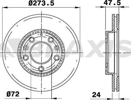 Braxis AE0422 - Əyləc Diski furqanavto.az