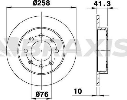 FTE BS7158B - Əyləc Diski furqanavto.az