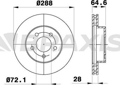 Remsa DF6895.10 - Əyləc Diski furqanavto.az