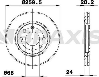 INTERBRAKE BD5629 - Əyləc Diski furqanavto.az