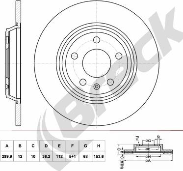 FREMAX BD-6075 - Əyləc Diski furqanavto.az