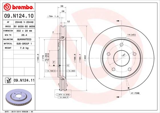 Breco BS 9058 - Əyləc Diski furqanavto.az