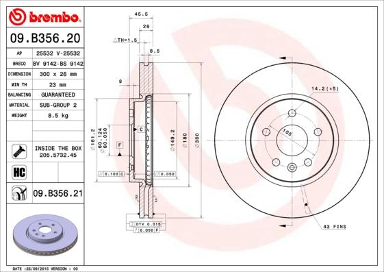 Breco BS 9142 - Əyləc Diski furqanavto.az