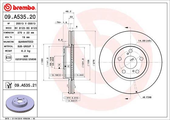 Breco BS 9123 - Əyləc Diski furqanavto.az