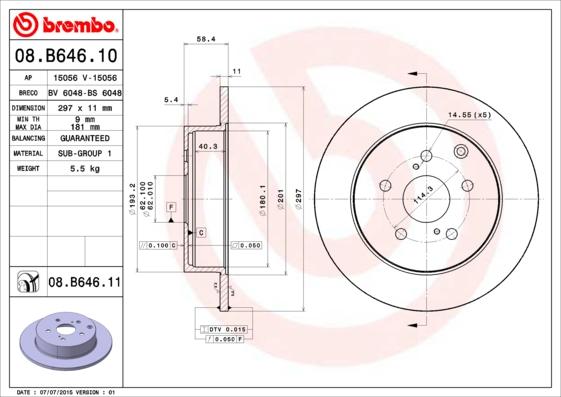 Breco BS 6048 - Əyləc Diski furqanavto.az