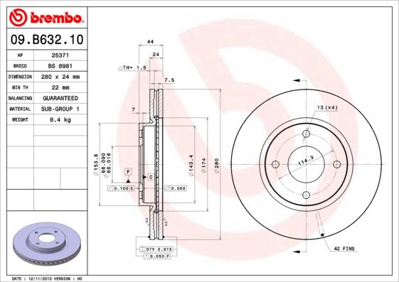 Breco BS 8981 - Əyləc Diski furqanavto.az