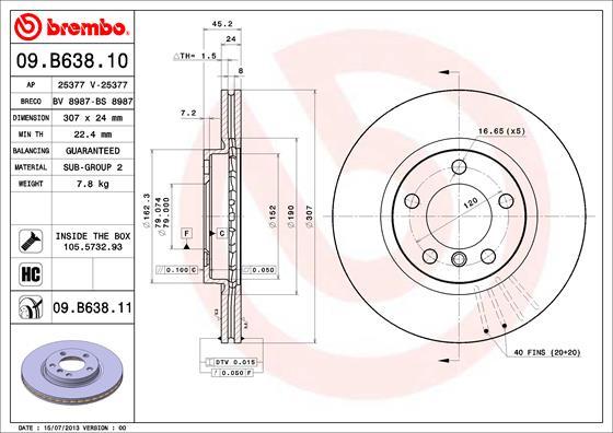 Breco BS 8987 - Əyləc Diski furqanavto.az