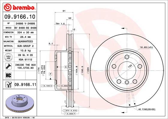 Breco BS 8488 - Əyləc Diski furqanavto.az