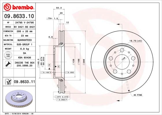 Breco BS 8421 - Əyləc Diski furqanavto.az