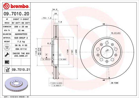 Breco BS 8471 - Əyləc Diski furqanavto.az